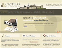 Tablet Screenshot of casteloconstruction.com
