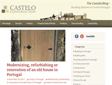 Tablet Screenshot of casteloconstruction.info